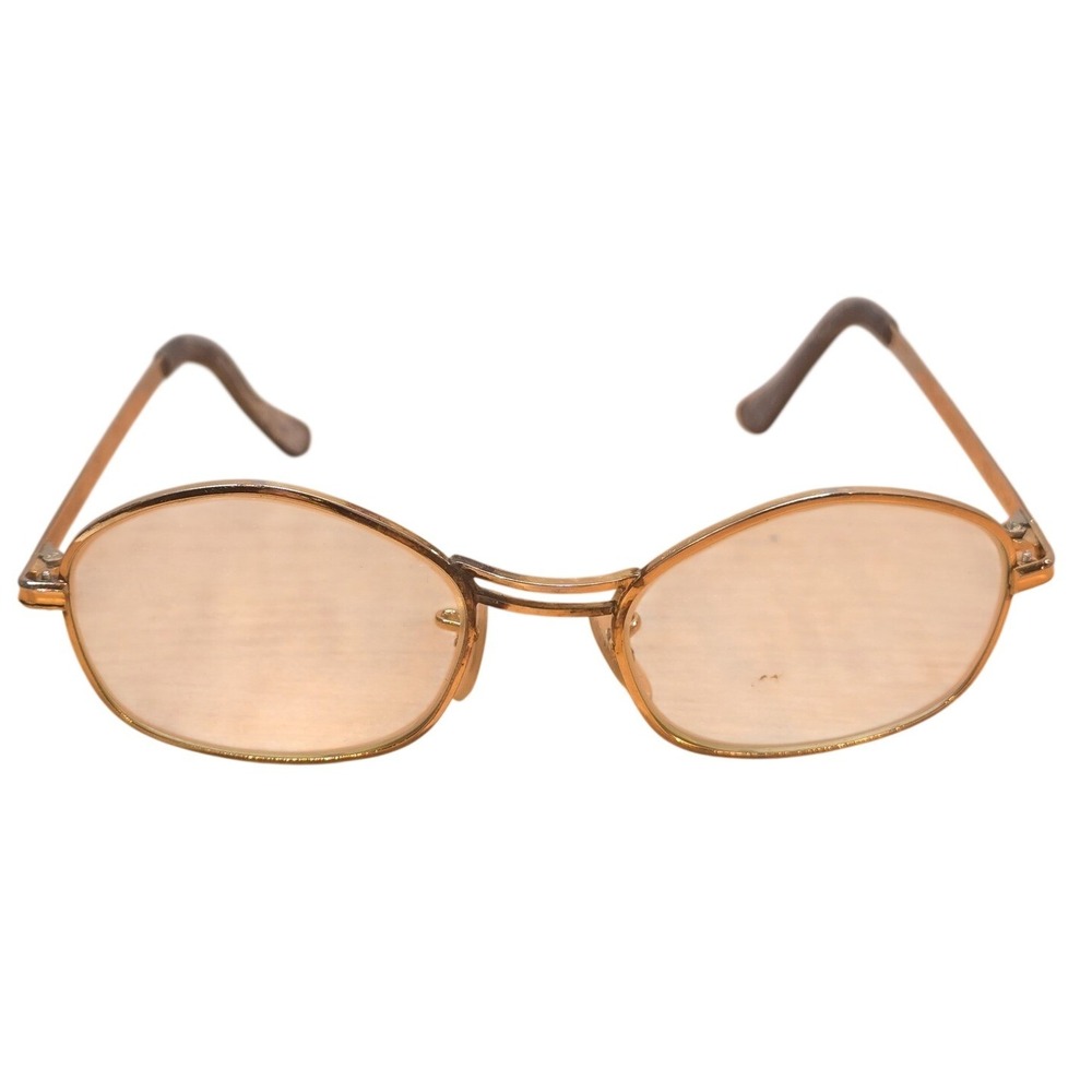 Vintage 1980s or 1990s Glasses Univis 512 Gold‎ Filled 12K Rimmed Frames